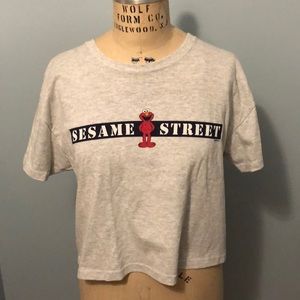 NWOT Sesame Street Crop T-Shirt
